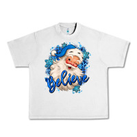 Lunar Rock believe winter christmas santa claus Urban Heavy Tee - MaliasSmallBusiness