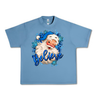 Pebble Blue believe winter christmas santa claus Urban Heavy Tee - MaliasSmallBusiness