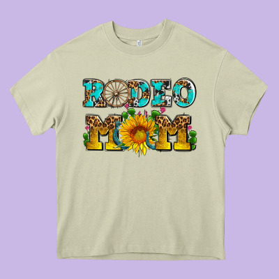 Rodeo Mom Heavy Core Tee Designed By Adodesignshop