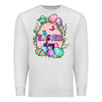 Oatmeal Heather Easter Day Premium Sweatshirt - CowGirlArtShop