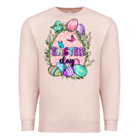 Pale Pink Easter Day Premium Sweatshirt - CowGirlArtShop