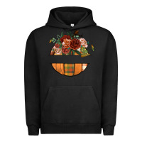 Pigment Black customize floral pumpkin Urban Hoodie - BundleAndBundleShop
