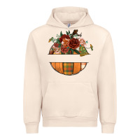 Sandshell customize floral pumpkin Urban Hoodie - BundleAndBundleShop