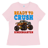 Bubblegum Pink ready to crush kindergarten Ladies Tee - Artiststas