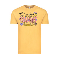 Vintage Mustard my bus full of sweet hearts Vintage Tee - MaliasSmallBusiness