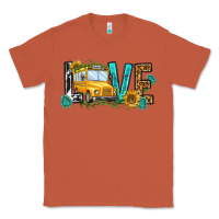 Copper school bus love Classic Tee - NancyCooperArtShop