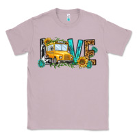 Lilac school bus love Classic Tee - NancyCooperArtShop