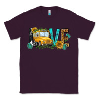 Plum school bus love Classic Tee - NancyCooperArtShop