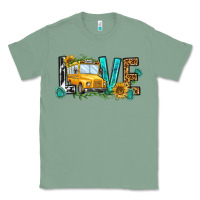 Sage school bus love Classic Tee - NancyCooperArtShop