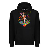 Black totally au some Premium Hoodie - CowGirlArtShop