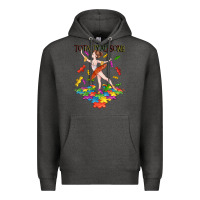 Charcoal Heather totally au some Premium Hoodie - CowGirlArtShop