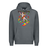 Rock totally au some Premium Hoodie - CowGirlArtShop