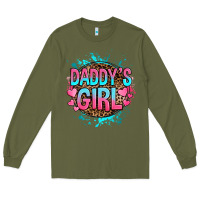 Army Green daddy's girl Long Sleeve Tee - RanaPortraitStore