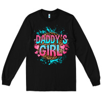 Black daddy's girl Long Sleeve Tee - RanaPortraitStore