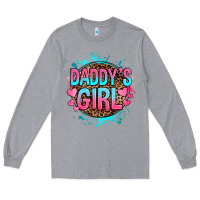 Heather Grey daddy's girl Long Sleeve Tee - RanaPortraitStore