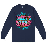 Navy daddy's girl Long Sleeve Tee - RanaPortraitStore