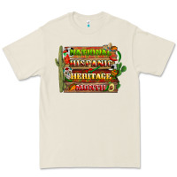 Bone national hispanic heritage month with background Premium Tee - BundleAndBundleShop