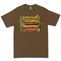 Cacao national hispanic heritage month with background Premium Tee - BundleAndBundleShop