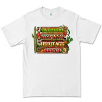 White national hispanic heritage month with background Premium Tee - BundleAndBundleShop
