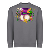Storm mardi gras baseball Heavyweight Sweatshirt - LillyAllenDesigns