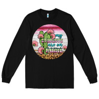 Black my students are on point round earring Long Sleeve Tee - BundleAndBundleShop
