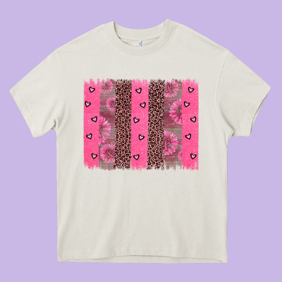 Ribbon Brush Stoke Heavy Core Tee Designed By Jahusdesignshop