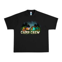 Black camp crew Urban Heavy Tee - NancyCooperArtShop