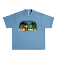 Pebble Blue camp crew Urban Heavy Tee - NancyCooperArtShop