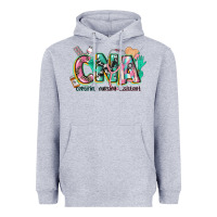 Heather Grey certified nursing assistant Heavyweight Hoodie - CowGirlArtShop
