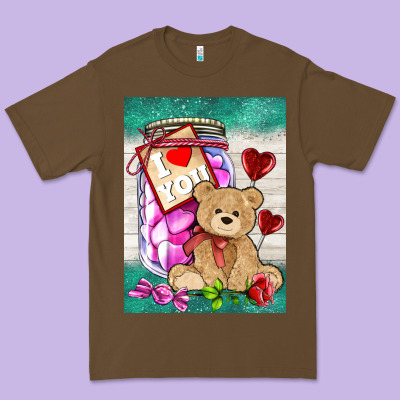 Candy Jar With Bear  Air Premium Tee Designed By Adodesignshop