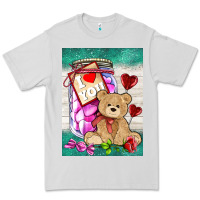 Dove Grey candy jar with bear  air Premium Tee - AdoDesignShop