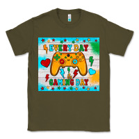 Army Green every day is gaming day Classic Tee - JahusDesignShop