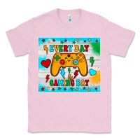 Bubblegum Pink every day is gaming day Classic Tee - JahusDesignShop
