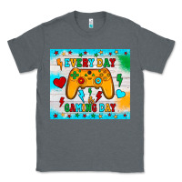Charcoal Heather every day is gaming day Classic Tee - JahusDesignShop