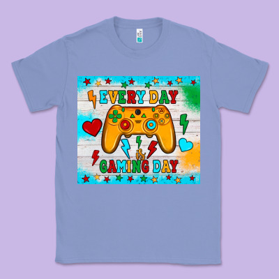 Every Day Is Gaming Day Classic Tee Designed By Jahusdesignshop