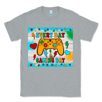 Heather Grey every day is gaming day Classic Tee - JahusDesignShop