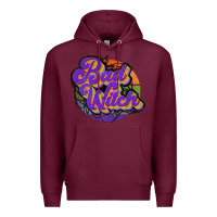 Burgundy bad witch Premium Hoodie - JahusDesignShop