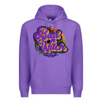 Purple bad witch Premium Hoodie - JahusDesignShop