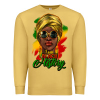 Antique Gold I am Black History Premium Sweatshirt - HowdyJamesFarm