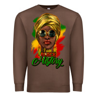 Chestnut I am Black History Premium Sweatshirt - HowdyJamesFarm