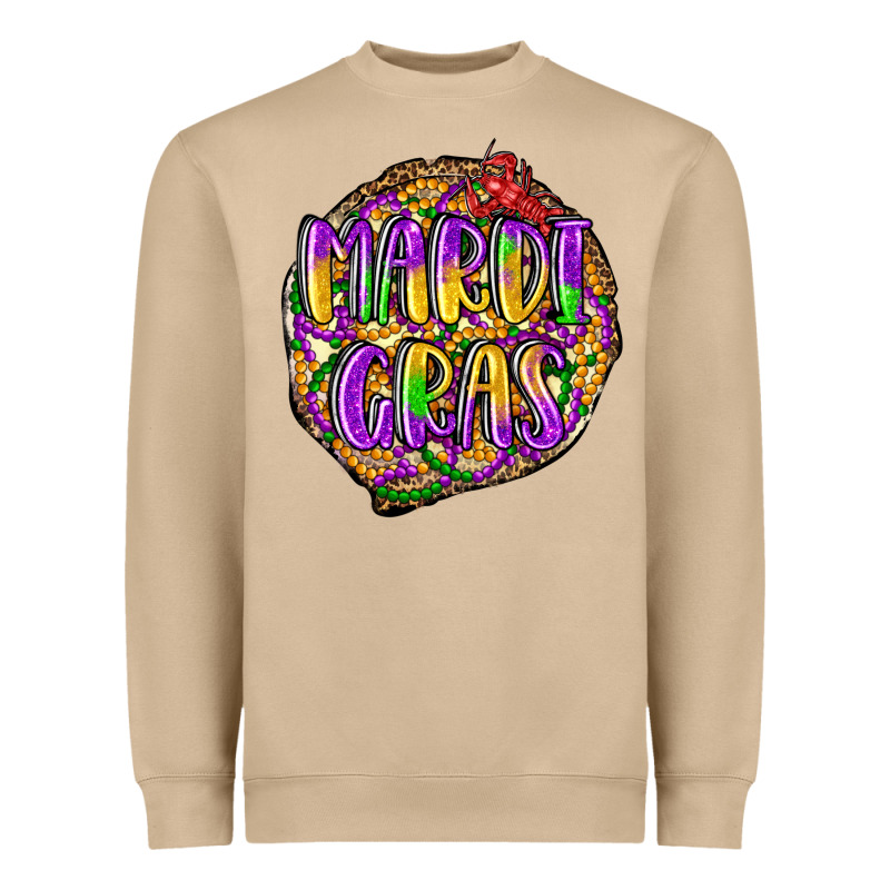 Mardi Gras Heavyweight Sweatshirt by LillyAllenDesigns | Teevron