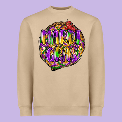 Mardi Gras Heavyweight Sweatshirt Designed By Lillyallendesigns