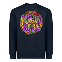 Navy mardi gras Heavyweight Sweatshirt - LillyAllenDesigns