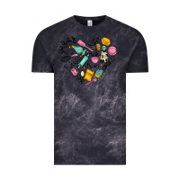 Cloud Black vanilla eggs sugar cocoa and kitchen heart Vintage Tee - MaliasSmallBusiness