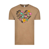 Vintage Coffee vanilla eggs sugar cocoa and kitchen heart Vintage Tee - MaliasSmallBusiness