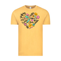 Vintage Mustard vanilla eggs sugar cocoa and kitchen heart Vintage Tee - MaliasSmallBusiness