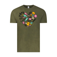 Vintage Olive vanilla eggs sugar cocoa and kitchen heart Vintage Tee - MaliasSmallBusiness
