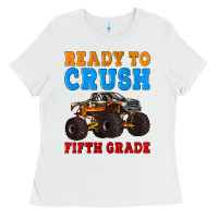 White ready to crush fifth grade Ladies Tee - Artiststas