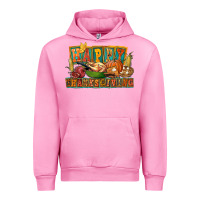 Fuchsia Pink happy thanksgiving Urban Hoodie - FaDigitalArtStudio