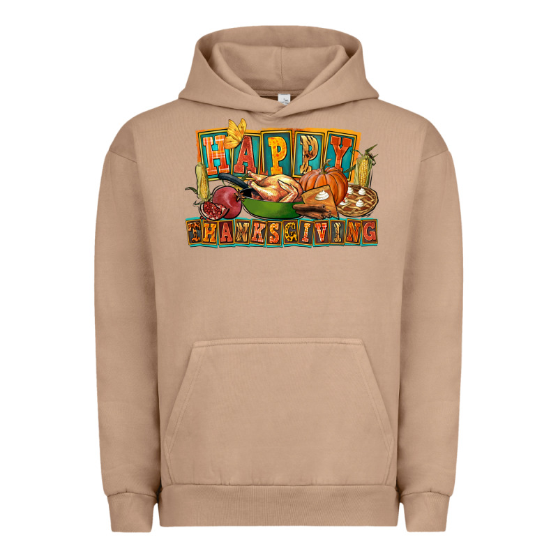 Happy Thanksgiving Urban Hoodie by FaDigitalArtStudio | Teevron